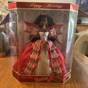 💙 Vtg Barbie 1997 🎄"HAPPY HOLIDAYS"🎄  Special Edition Doll~NRFB